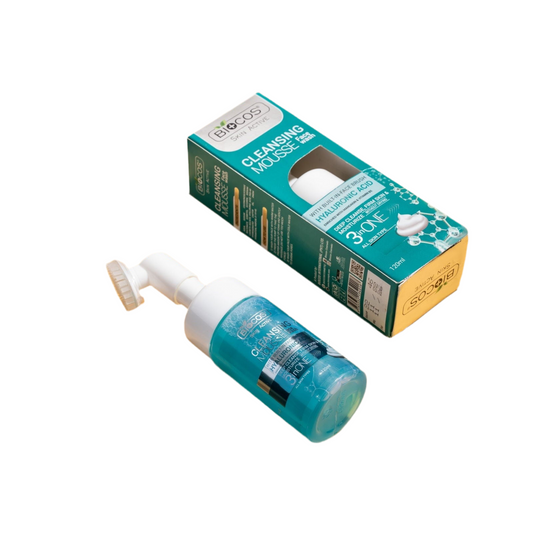 Hyaluronic Acid Face Wash Mousse - Hydrating Cleanser With Aloe Vera, Vitamin E & Pro-Vitamin B5, Deep Pore Cleansing, Anti-Breakout, Non-Drying 120ml