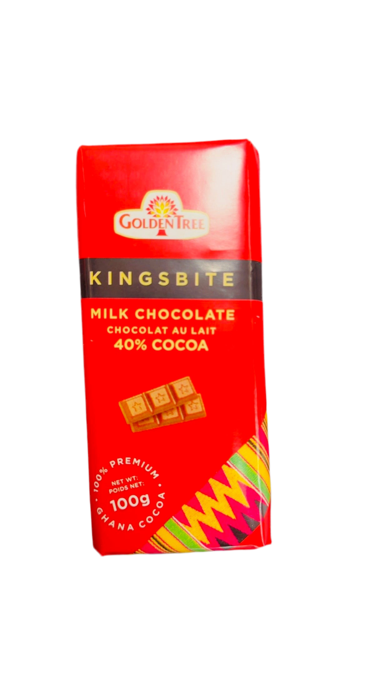 Kingsbite Award Winning Milk Chocolate Bars, 40% Cocoa, All Natural Ethically