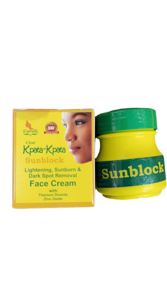 Clear Kpata-Kpata Sunblock Lightening Face Cream