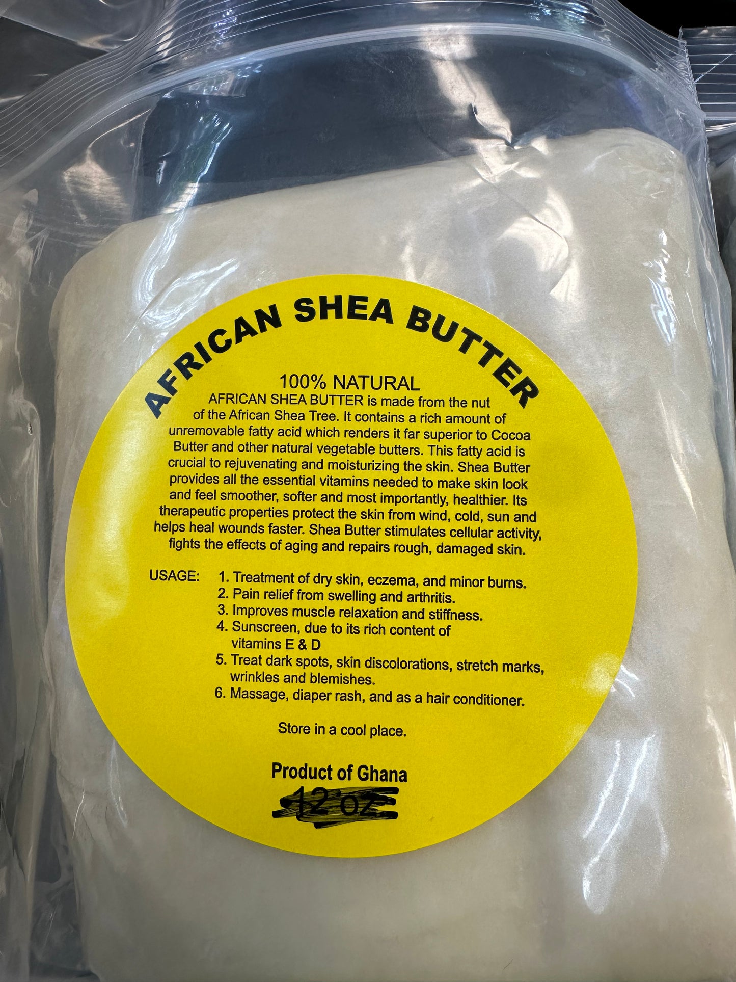 AFRICAN RAW SHEA BUTTER
