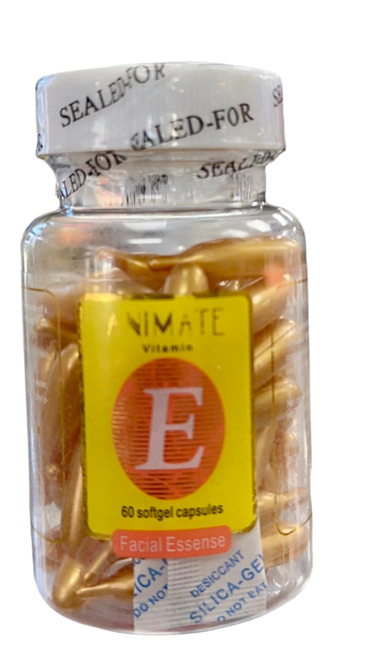 ANIMATE VITAMIN E FACIAL ESSENSE 60 SOFTGEL CAPSULES