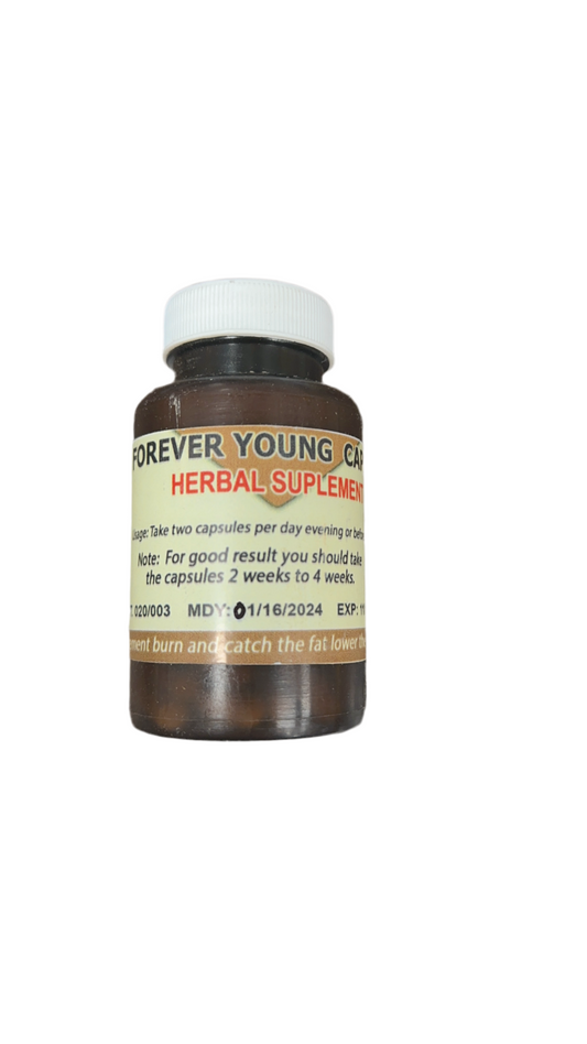 FOREVER YOUNG HERBAL ANTI AGING/FAT BURNING SUPPLEMENT