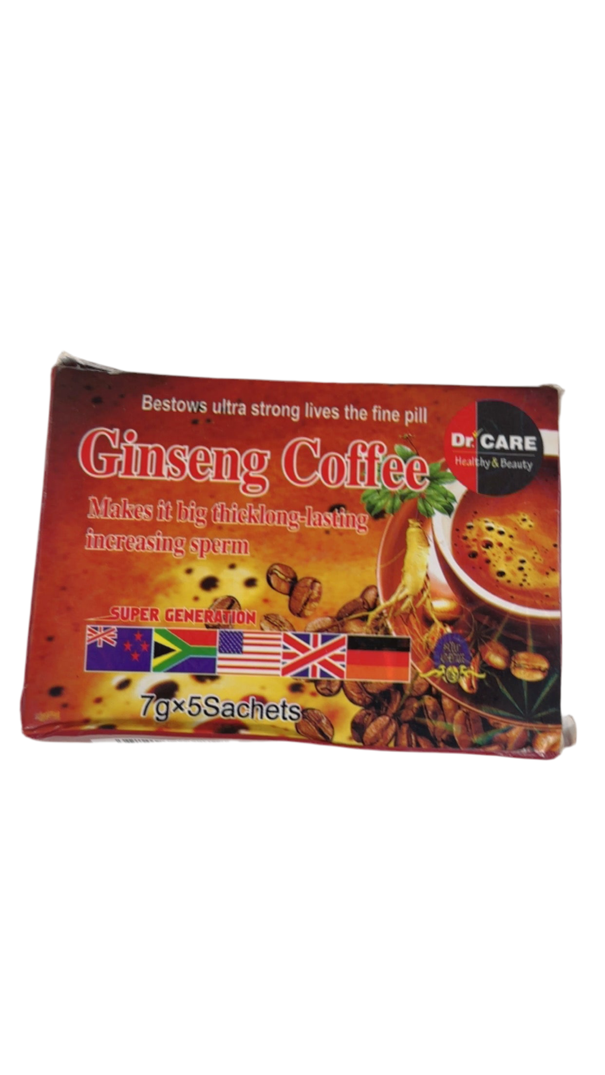 Ginseng Coffee for Men, Makes It Big, Tick Long Lasting