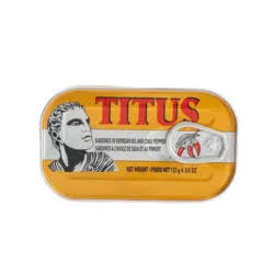 TITUS SARDINE IN SOYABEAN OIL AND CHILI PEPPER