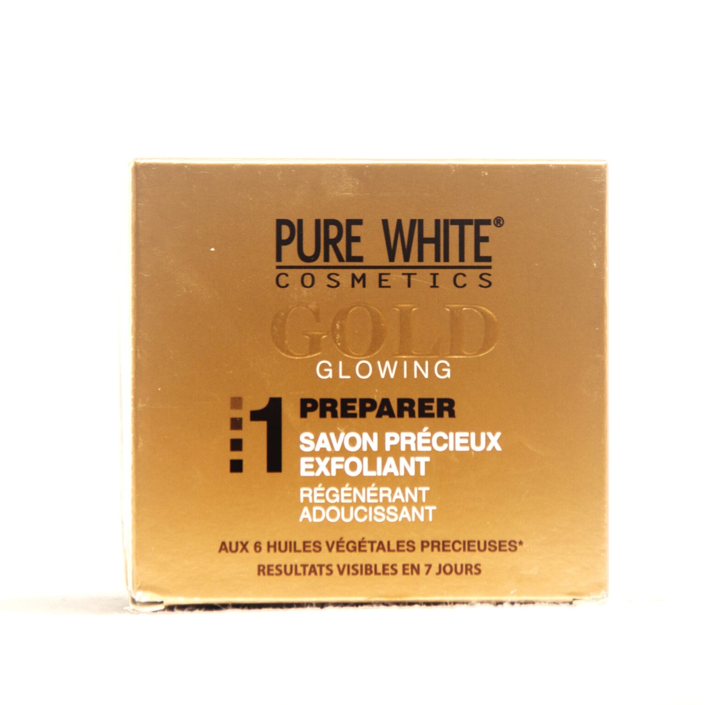 PURE WHITE EXFOLIATING GLOWING SOAP