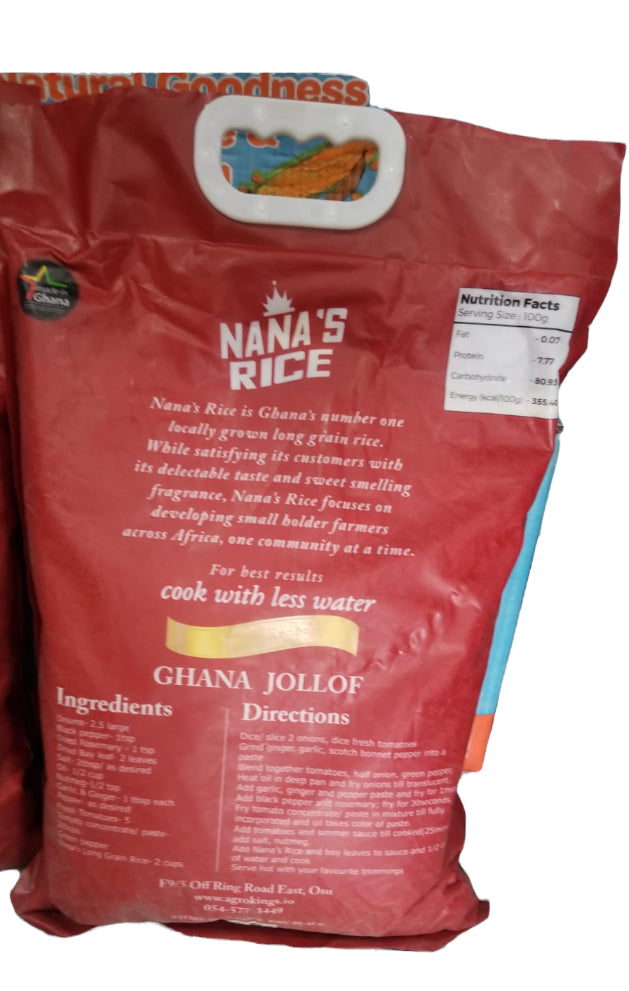 NANA’s RICE (African Jasmine Rice) – G-Sapphire African Market
