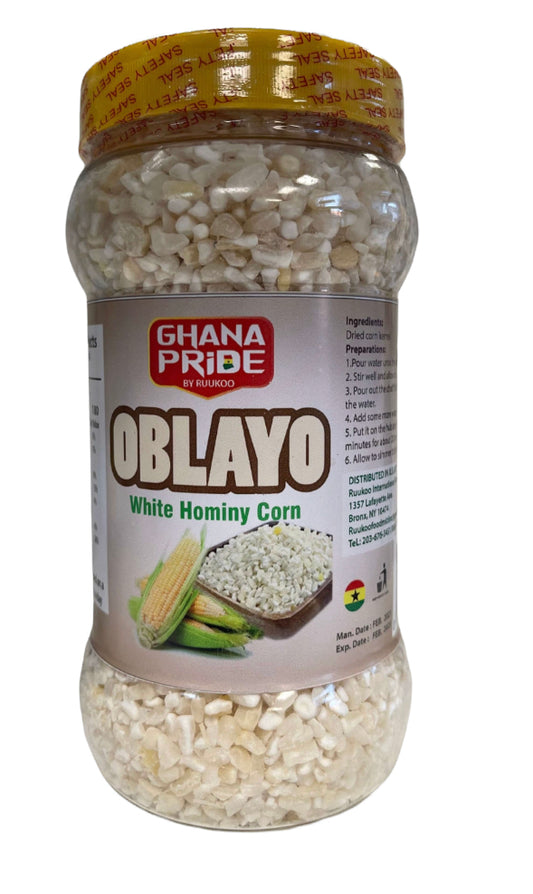 OBLAYO/WHITE HOMINY CORN