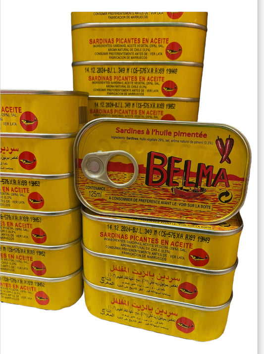 BELMA SARDINE SPICED IN VEGETABLE OIL